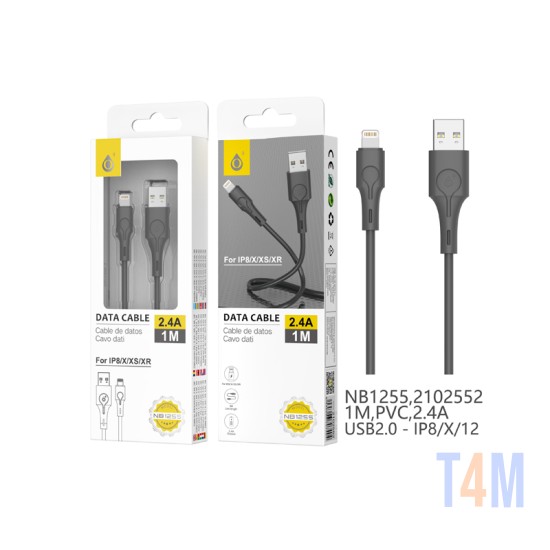 ONEPLUS FAN DATA CABLE NB1255 NE FOR IP 5-12 2.4A 1M BLACK